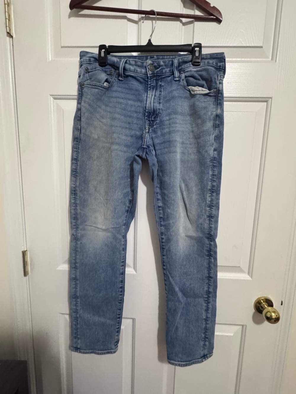 American Eagle Outfitters Light Blue Slim Straight Jeans